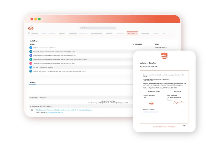 Audit-ready and compliant by default