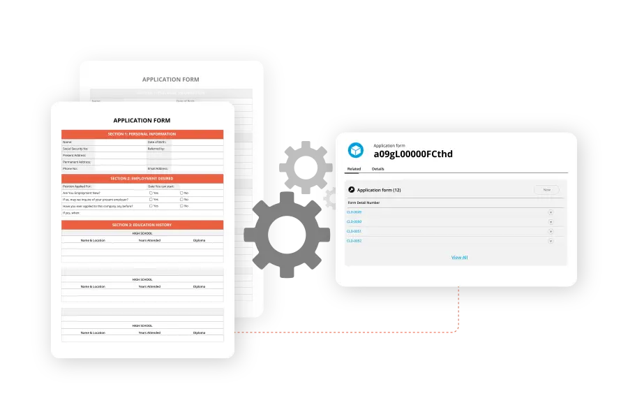 Turn forms into